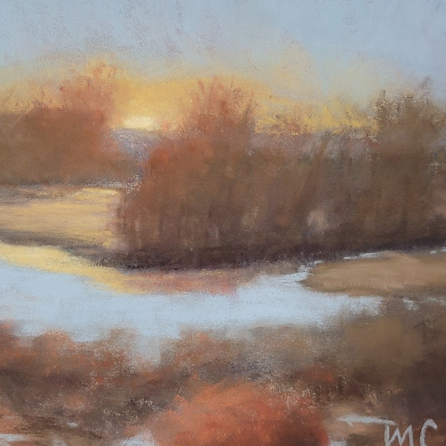 Winter Sunset | 9x12