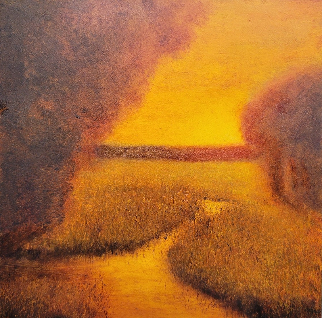 River Sunset | 6x6