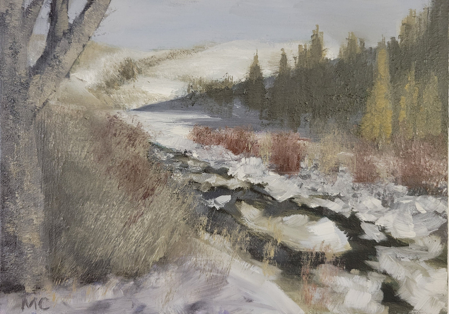 Winter River | 5x7