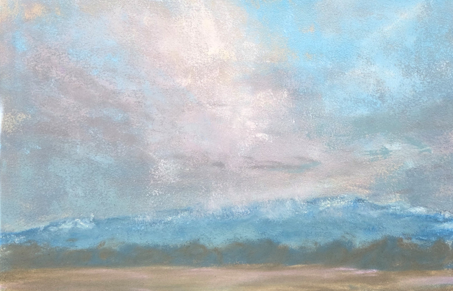 Framed Cloud Painting | 4x6