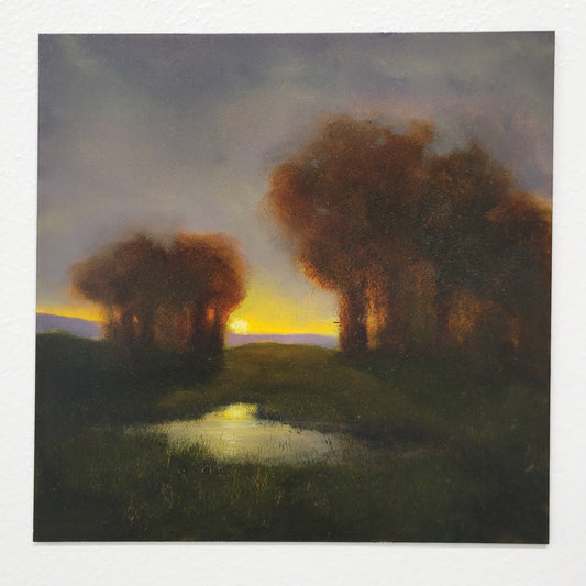 Pond Sunset | 10x10