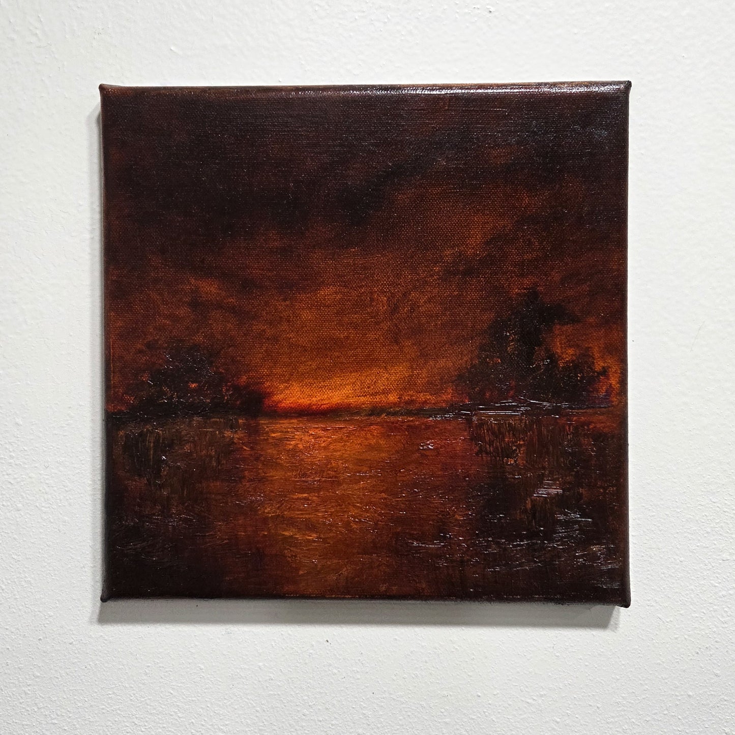 Burning Horizon | 10x10 - Michelle Champagne Art