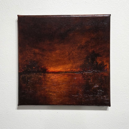 Burning Horizon | 10x10 - Michelle Champagne Art