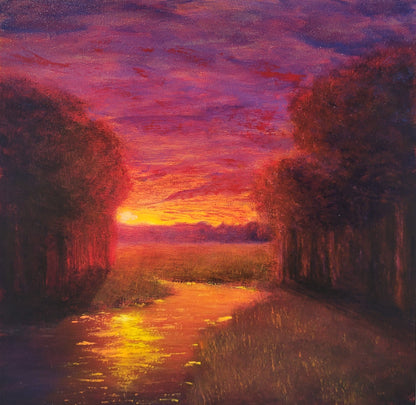 Sunset | 12x12