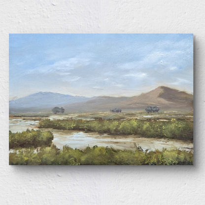Marsh and Mountains | 5x7